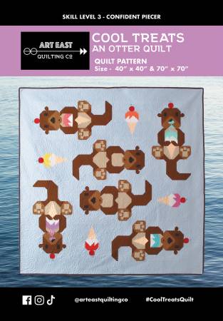 ART EAST: Cool Treats-An Otter Quilt Pattern