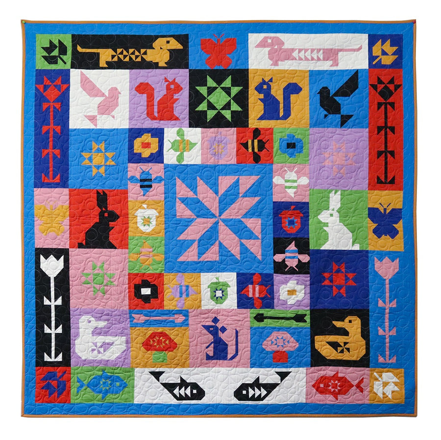 ART EAST: Folk Sampler-The Complete Quilt Project