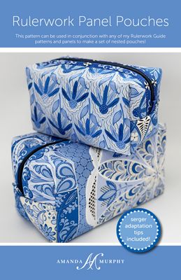 Amanda Murphy: Rulerwork Panel Pouches Pattern