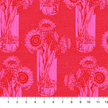 INDELIBLE: Sunflowers-Candy (1/4 Yard)