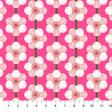 ICONIC: Daffodil-Bubblegum (1/4 Yard)