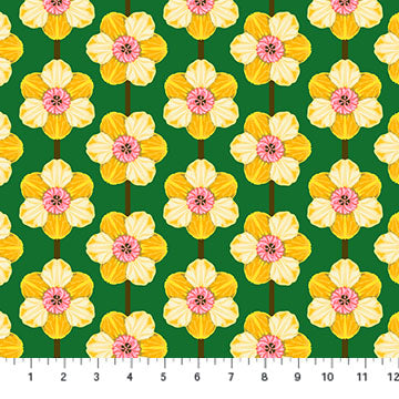 ICONIC: Daffodil-Verdant (1/4 Yard)