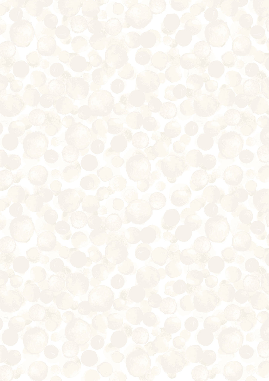 BUMBLEBERRIES: White (1/4 Yard)