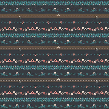 2.5 Edition Binding: Ditsy Chain Bound-Midnight 1-Yard Cuts