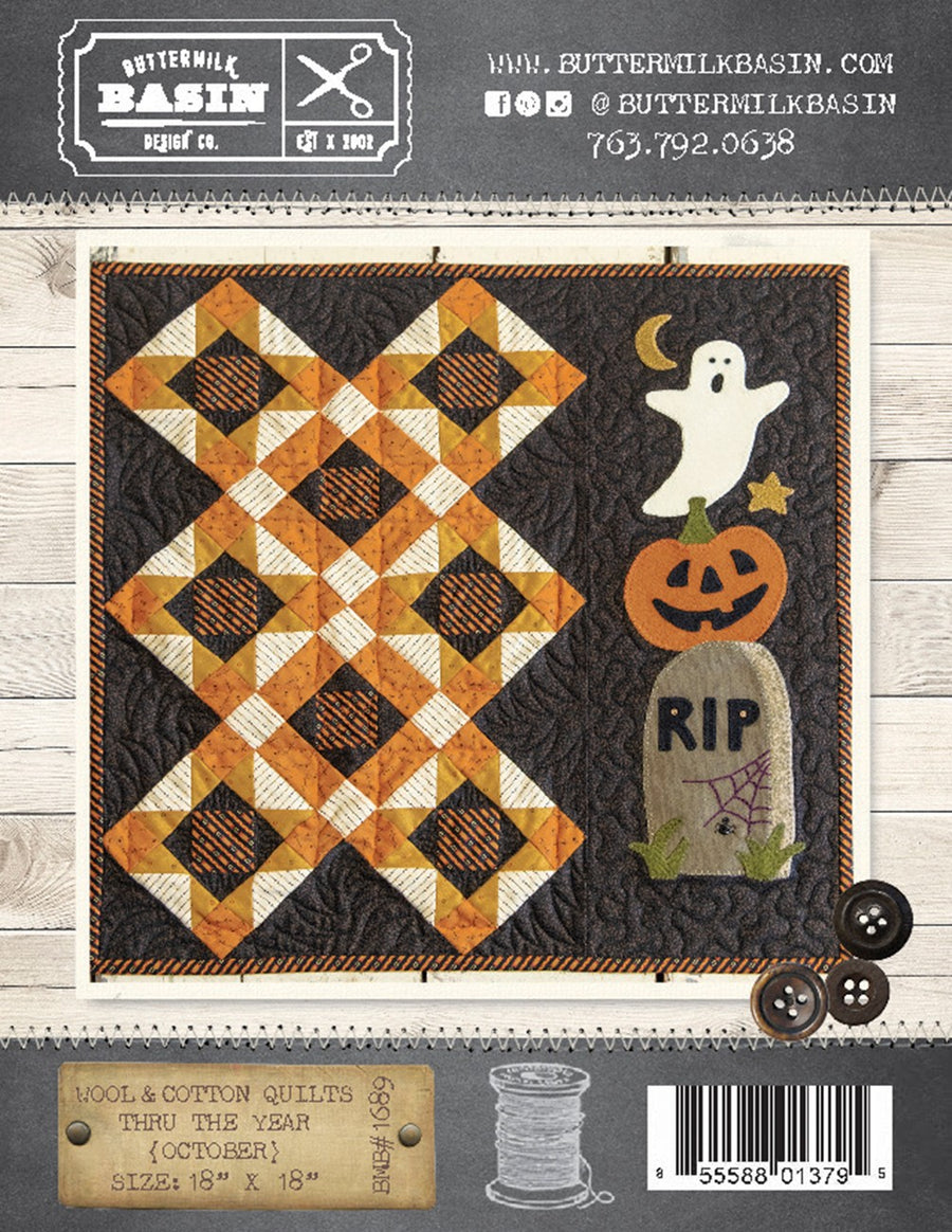 BUTTERMILK BASIN: Wool & Cotton Quilts thru the Year-October