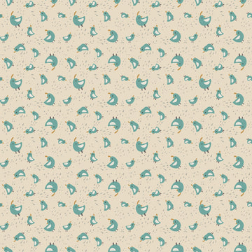 Elmer & Eloise: Quail Sand (1/4 Yard)