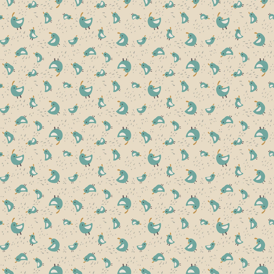 Elmer & Eloise: Quail Sand (1/4 Yard)