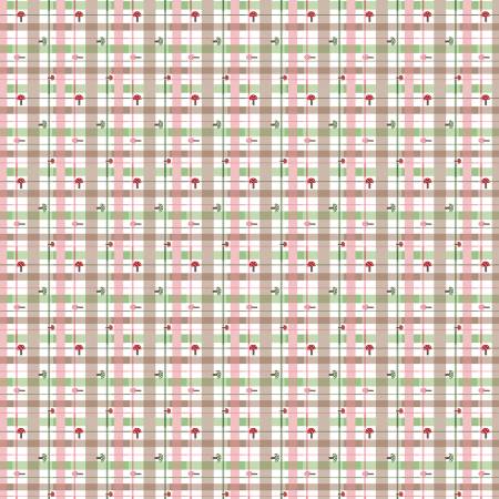To Grandmother's House: Lumberjack Plaid-Cloud (1/4 Yard)
