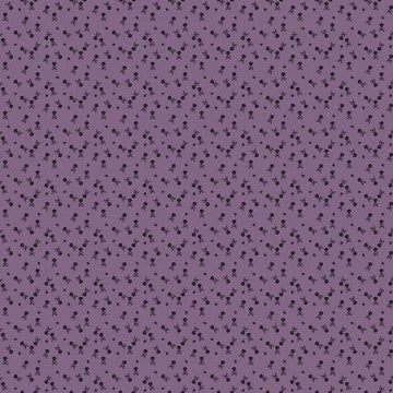 Beggar's Night: Night Skulls- Purple (1/4 Yard)