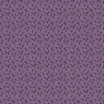 Beggar's Night: Night Skulls- Purple (1/4 Yard)