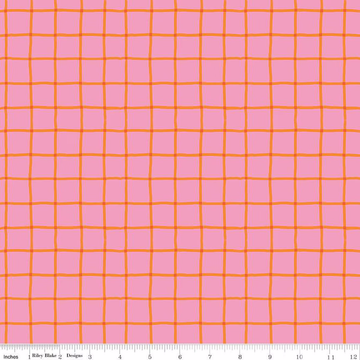 100 AKER WOODS: Picnic Plaid-Pink (1/4 Yard)