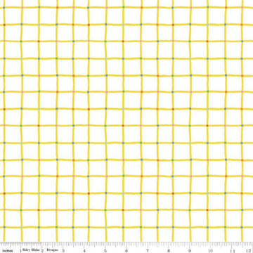 100 AKER WOODS: Picnic Plaid-White (1/4 Yard)