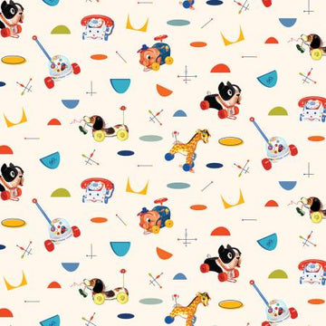 POP 'N PLAY: Main-Le Creme (1/4 Yard)