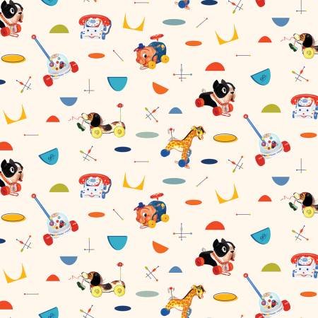 POP 'N PLAY: Main-Le Creme (1/4 Yard)
