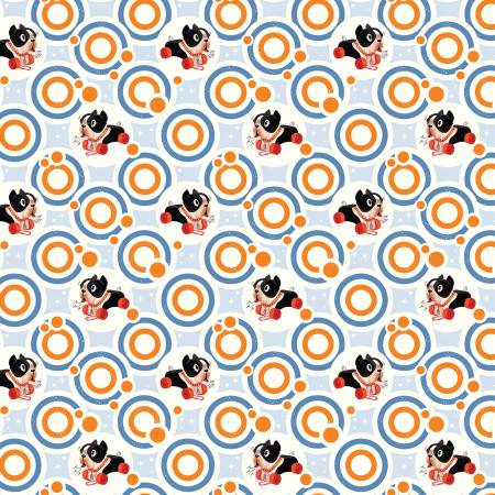 POP 'N PLAY: Bubble Dots-Le Creme (1/4 Yard)