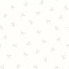 Hush Hush 5: Peek-a-Bow-White/Gray (1/4 Yard)