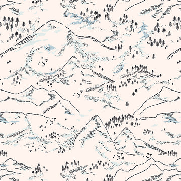 ARTIC TALE: Arctic Winterscape (1/4 Yard)