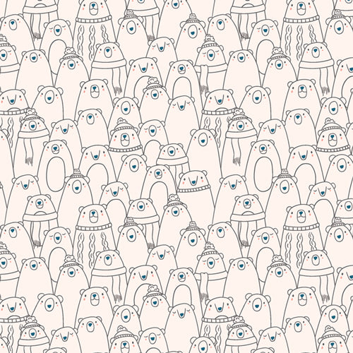 ARTIC TALE: Cozy Bears (1/4 Yard)