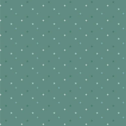CHRISTMAS IN THE CABIN: Twinkling Skies Pine (1/4 Yard)