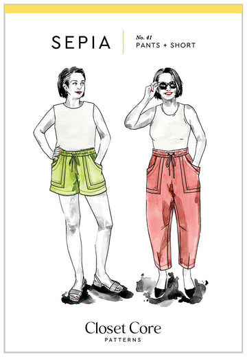 CLOSET CORE PATTERNS: Sepia Pants and Shorts