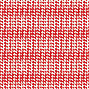 Checkered Elements: Houndstooth- Rouge (1/4 Yard)