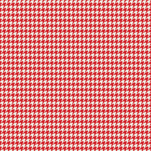 Checkered Elements: Houndstooth- Rouge (1/4 Yard)