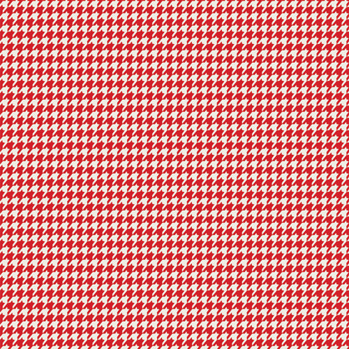 Checkered Elements: Houndstooth- Rouge (1/4 Yard)
