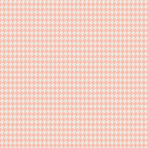 Checkered Elements: Houndstooth- Rose (1/4 Yard)