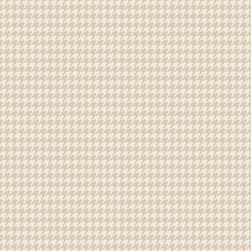 Checkered Elements: Houndstooth- Sand (1/4 Yard)