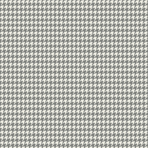 Checkered Elements: Houndstooth- Fog (1/4 Yard)