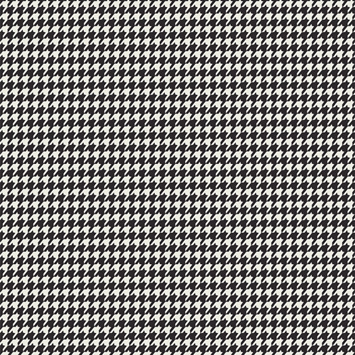 Checkered Elements: Houndstooth- Onyx (1/4 Yard)