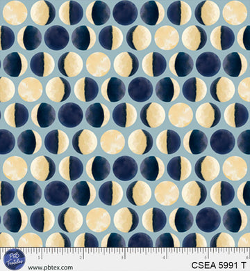 CELESTIAL SEASONS: Phases of the Moon (1/4 Yard)
