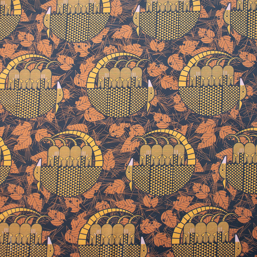 Charley Harper NURTURE VOL 3: Armadillo Fam (1/4 Yard)