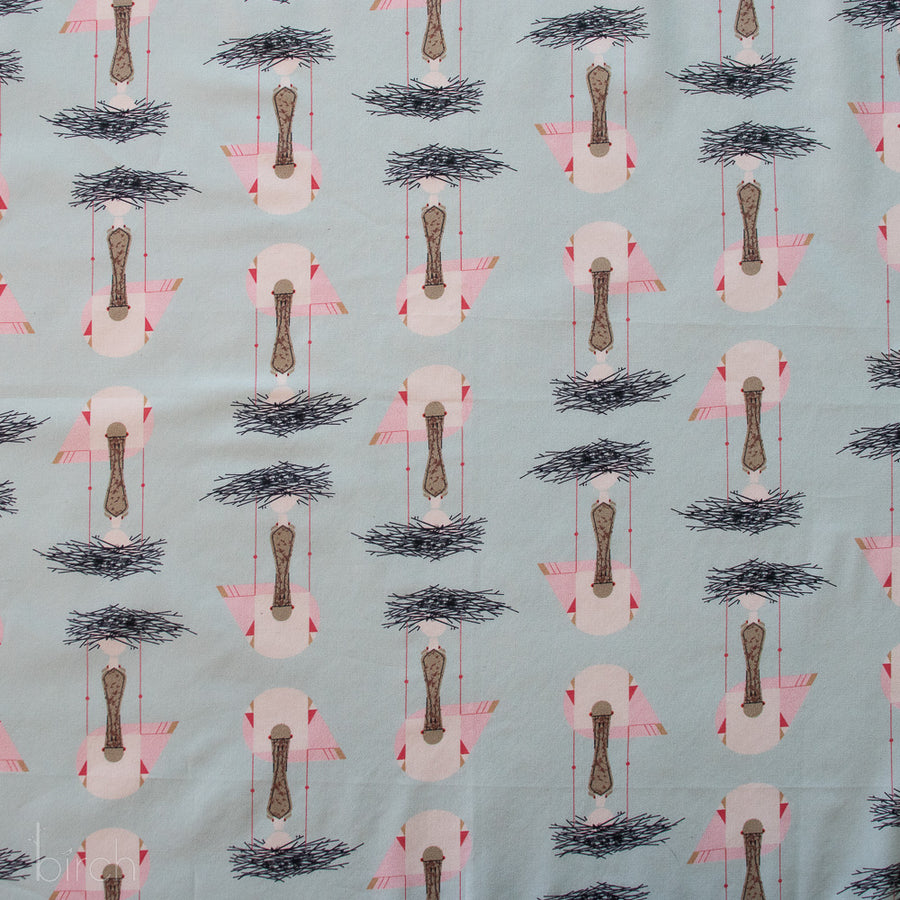 Charley Harper NURTURE VOL 3: Spoonfed (1/4 Yard)