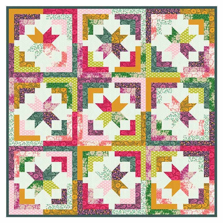 Local Cozy Honey Cabin quilt kit