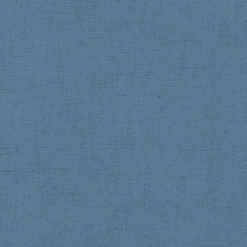 LINEN BLEND SOLIDS: Vintage Denim (1/4 Yard)