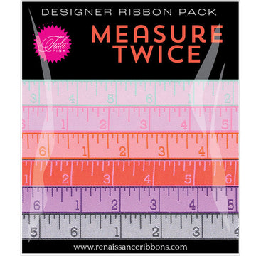 Tula Pink MEASURE TWICE: Warm-Designer Ribbon Pack