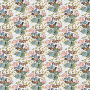 ELEGANCE: Moth-Blue (1/4 Yard)