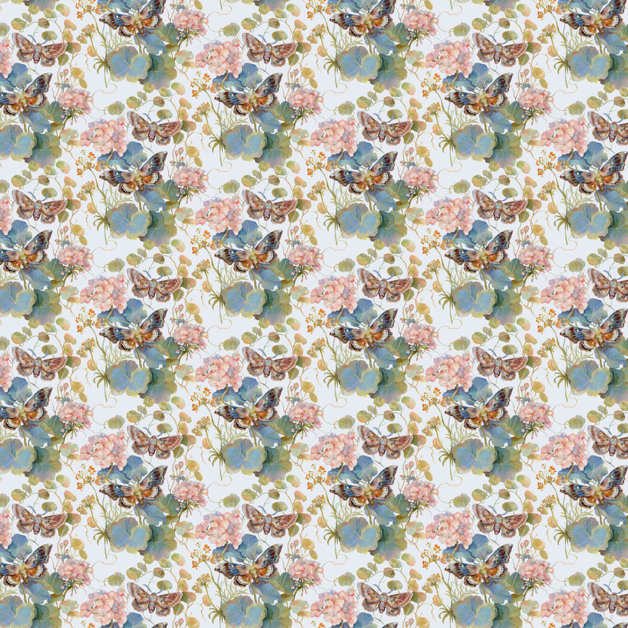 ELEGANCE: Moth-Blue (1/4 Yard)