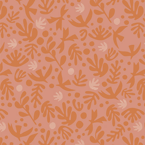 Duval: Boho Birds Snapdragon (1/4 Yard)