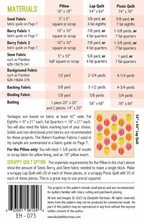 Elizabeth Hartman: BERRY SEASON PATTERN