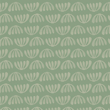 EVOLVE: Boho Leaves-Matcha (1/4 Yard)