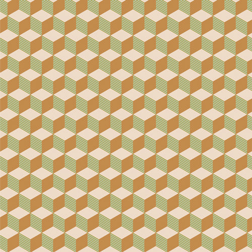 EVOLVE: Blocks-Queen Bee (1/4 Yard)