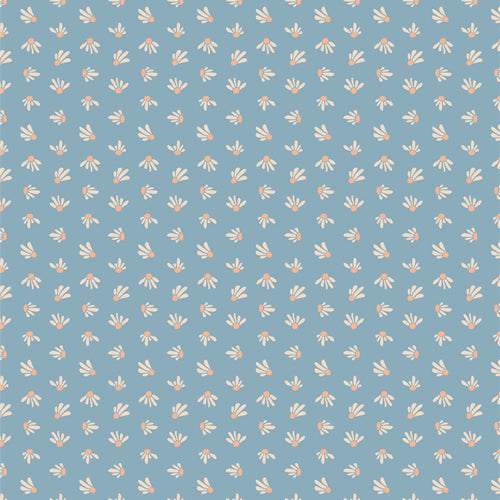 EVOLVE: Coneflower-Cerulean (1/4 Yard)