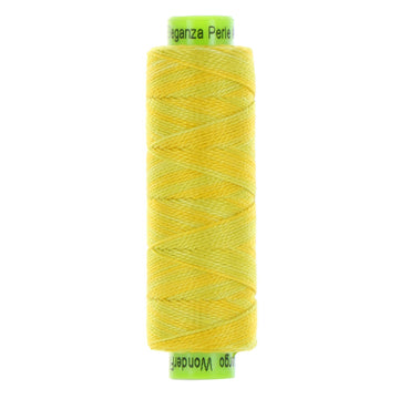 ELEGANZA: 8wt Cotton 70yds-Variegated Solar Yellow 08