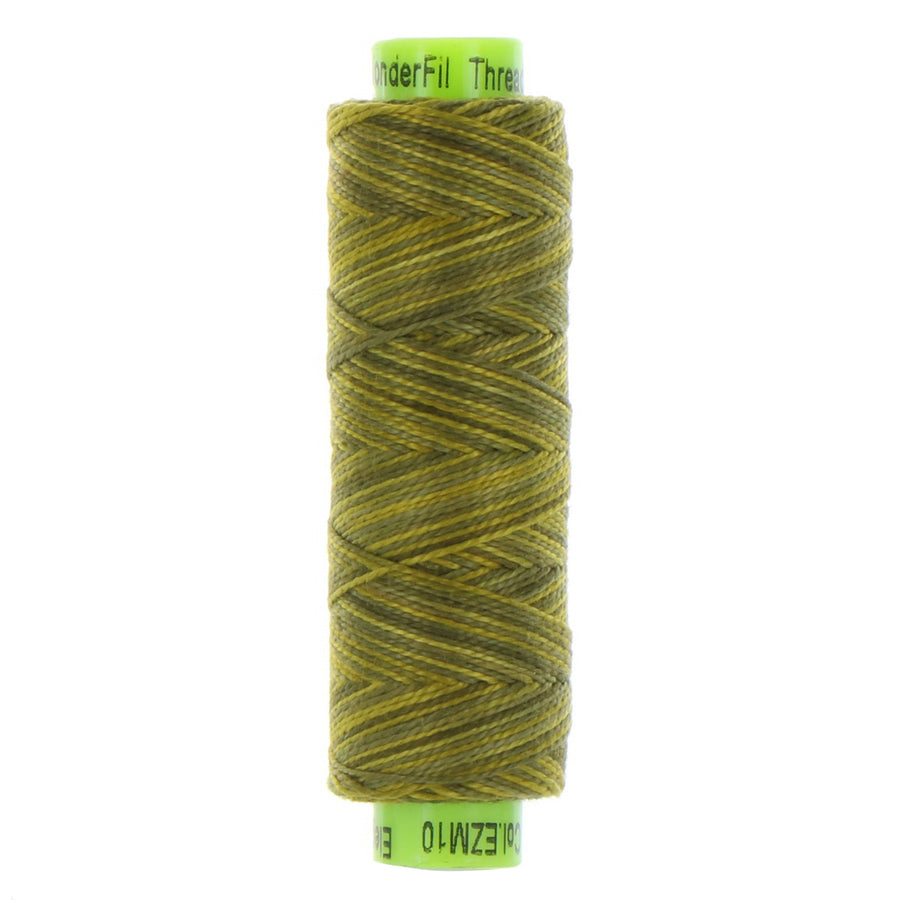 ELEGANZA: 8wt Cotton 70yds-Variegated Olive Pit 10