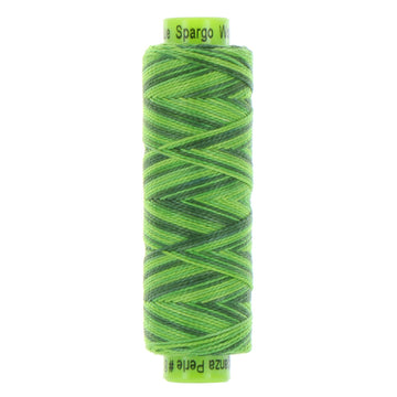 ELEGANZA: 8wt Cotton 70yds-Variegated Fresh Cut Grass 11