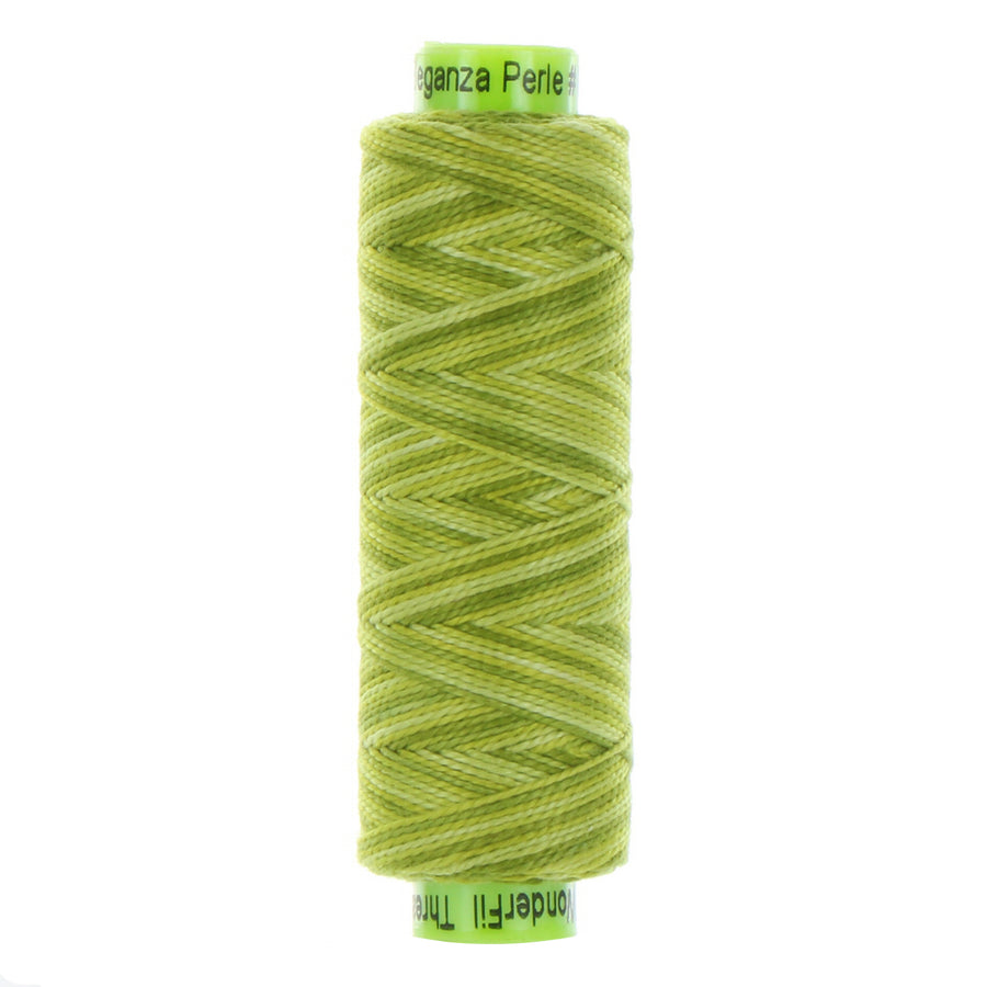 ELEGANZA: 8wt Cotton 70yds-Variegated Inchworm 12