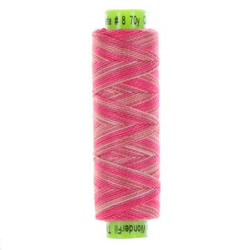 ELEGANZA: 8wt Cotton 70yds-Variegated Pink Lemonade 27