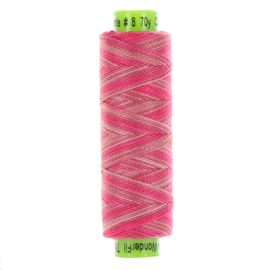 ELEGANZA: 8wt Cotton 70yds-Variegated Pink Lemonade 27